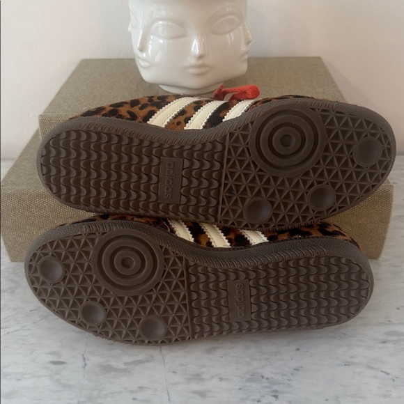 Adidas Samba OG leopard cheetah animal-print striped trainers- size M4/W5 - Picture 8 of 10